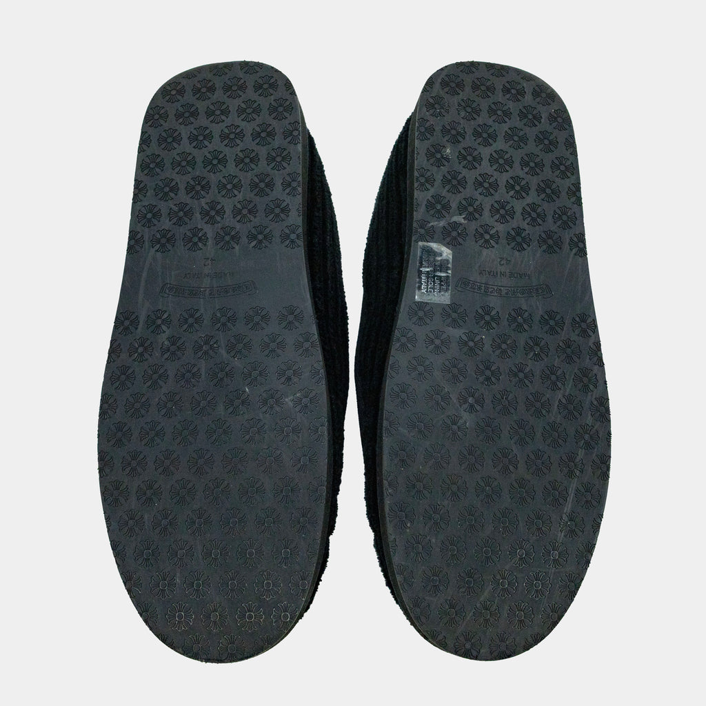Chrome Hearts Corduroy Slip-on Dagger Loafer