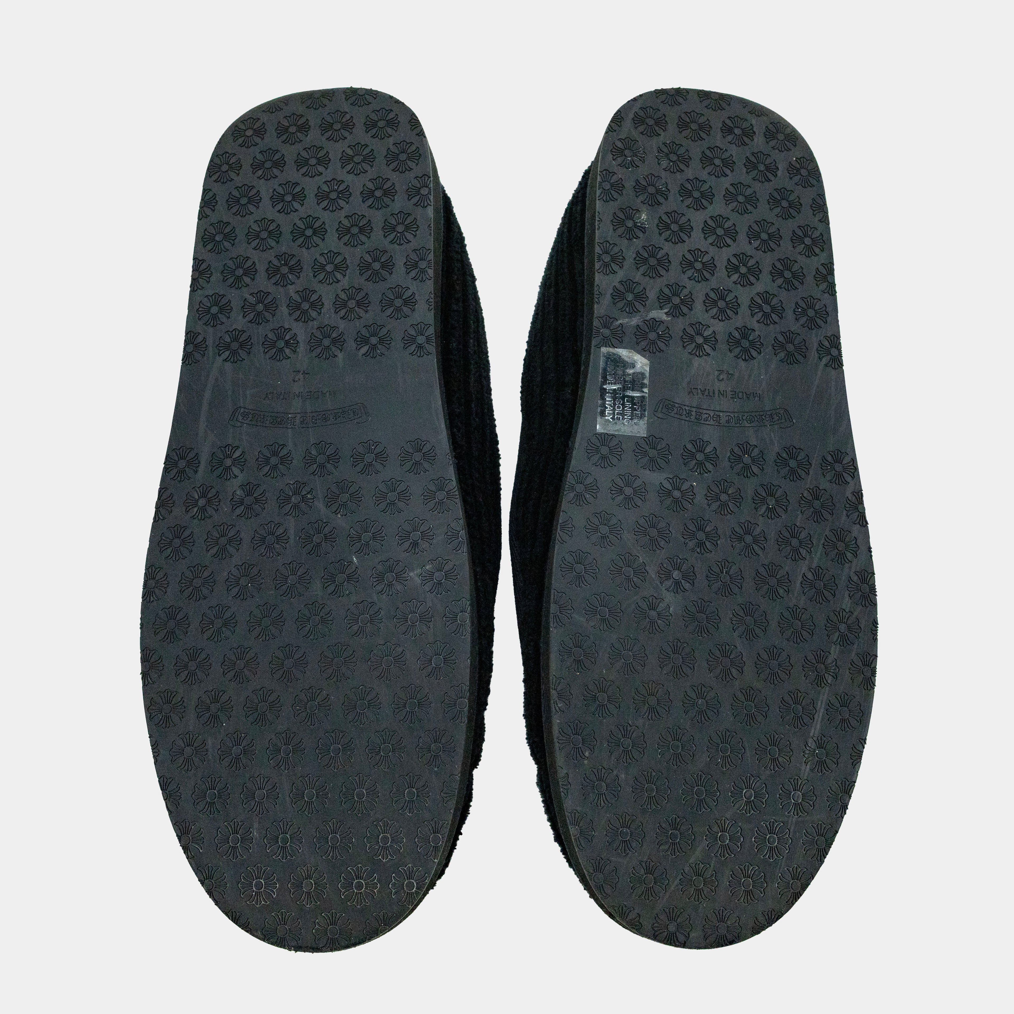 Chrome Hearts Corduroy Slip-on Dagger Loafer