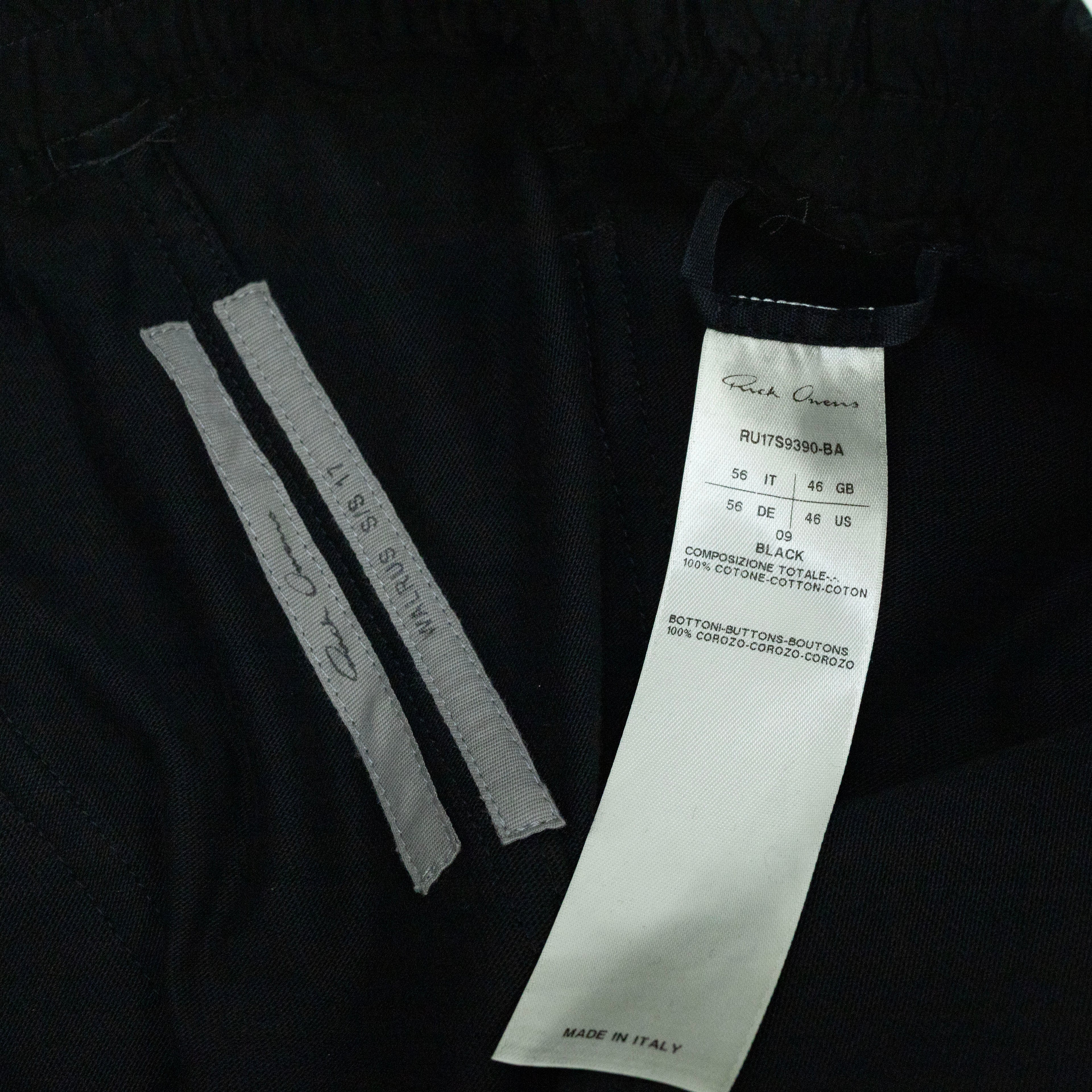 Rick Owens S/S 2017 "Walrus" Mastodon Cargo Pants
