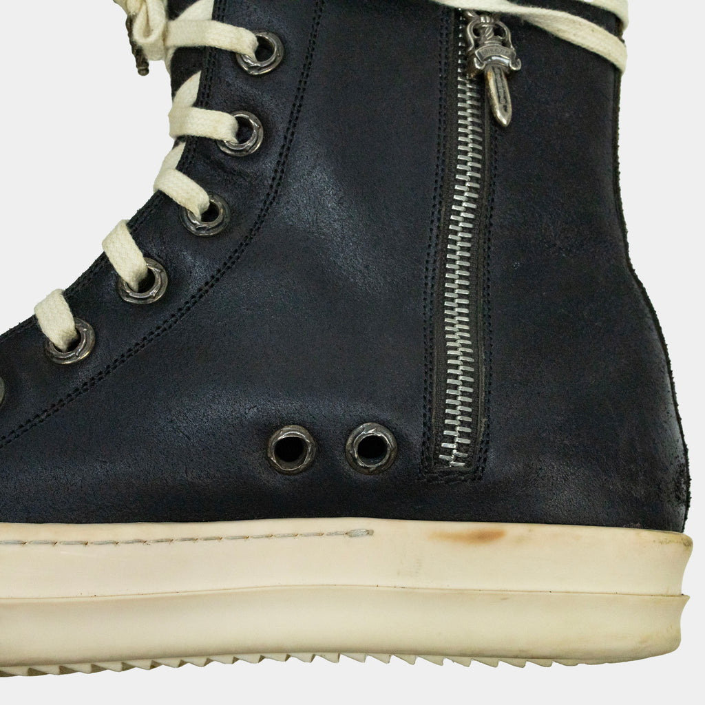 Chrome Hearts x Rick Owens Ramones High Sneakers