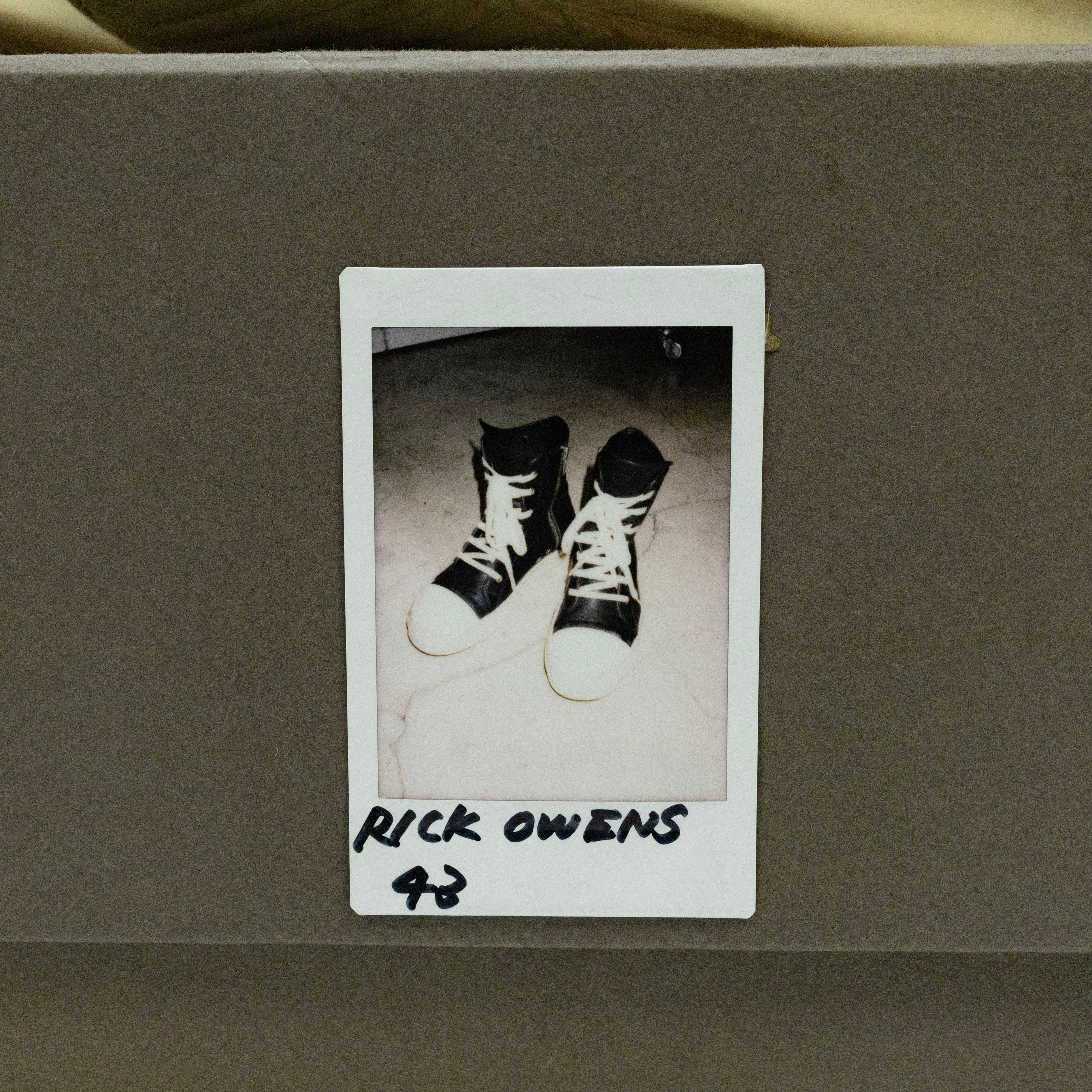 Chrome Hearts x Rick Owens Ramones High Sneakers