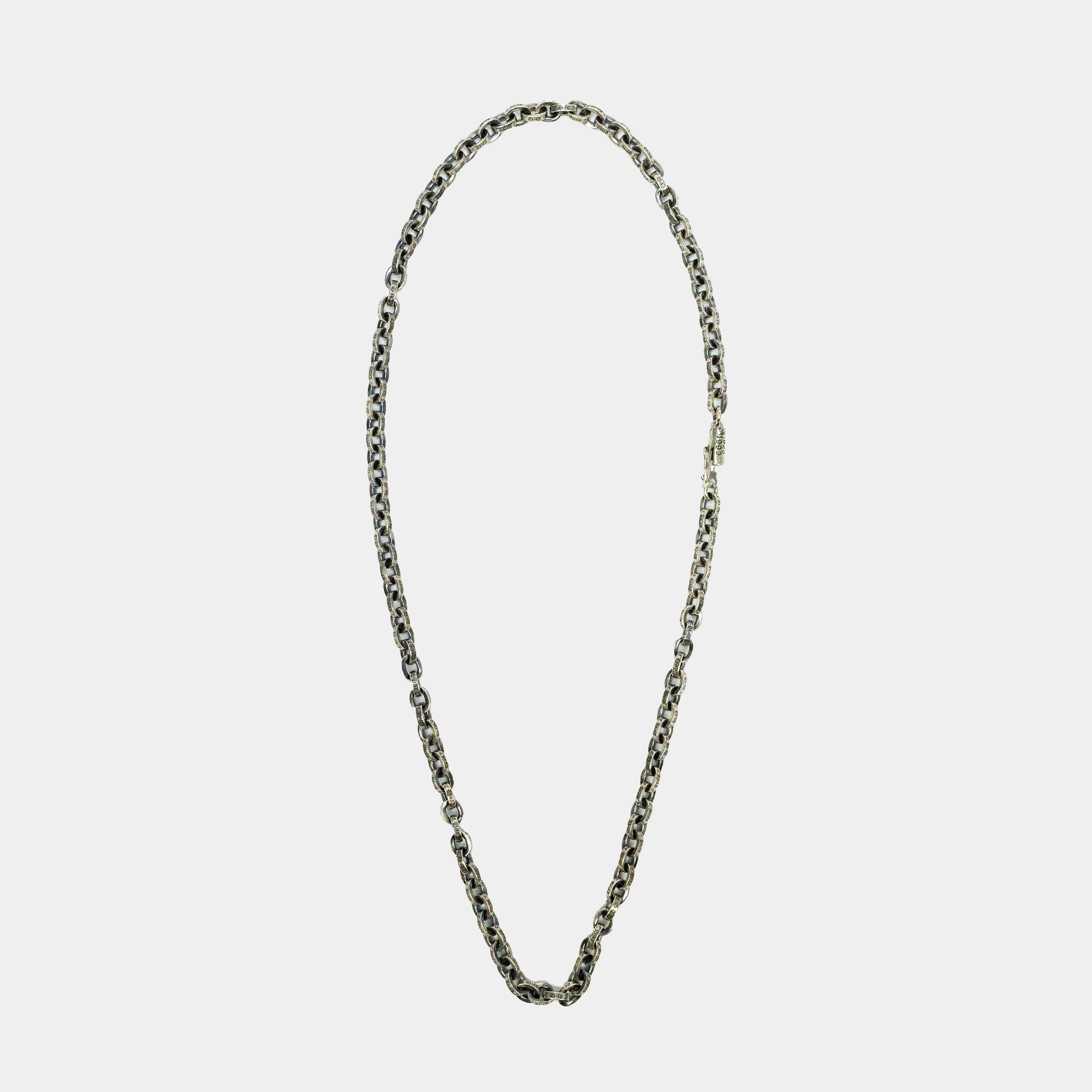Chrome Hearts 18 Inch Paper Chain Necklace