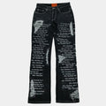 Who Decides War Scripture Denim Jeans