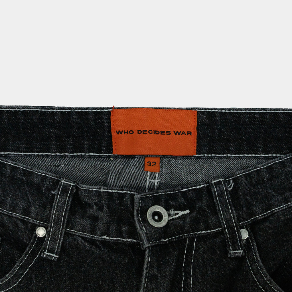 Who Decides War Scripture Denim Jeans