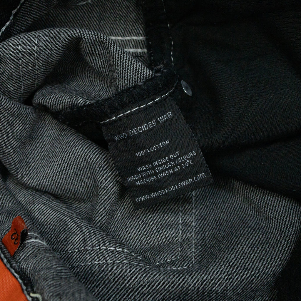 Who Decides War Scripture Denim Jeans