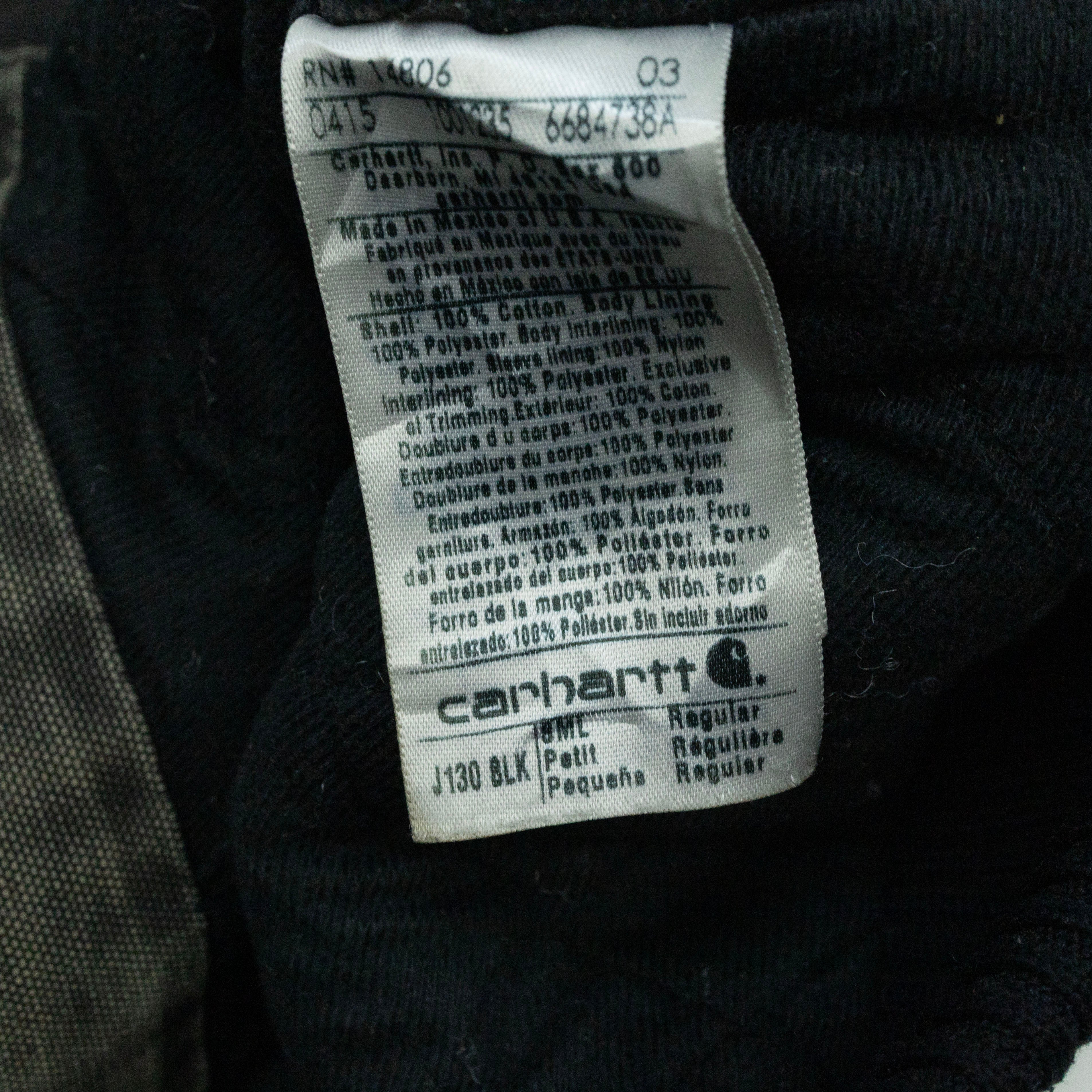 Carhartt J130 Hooded Worker Jacket