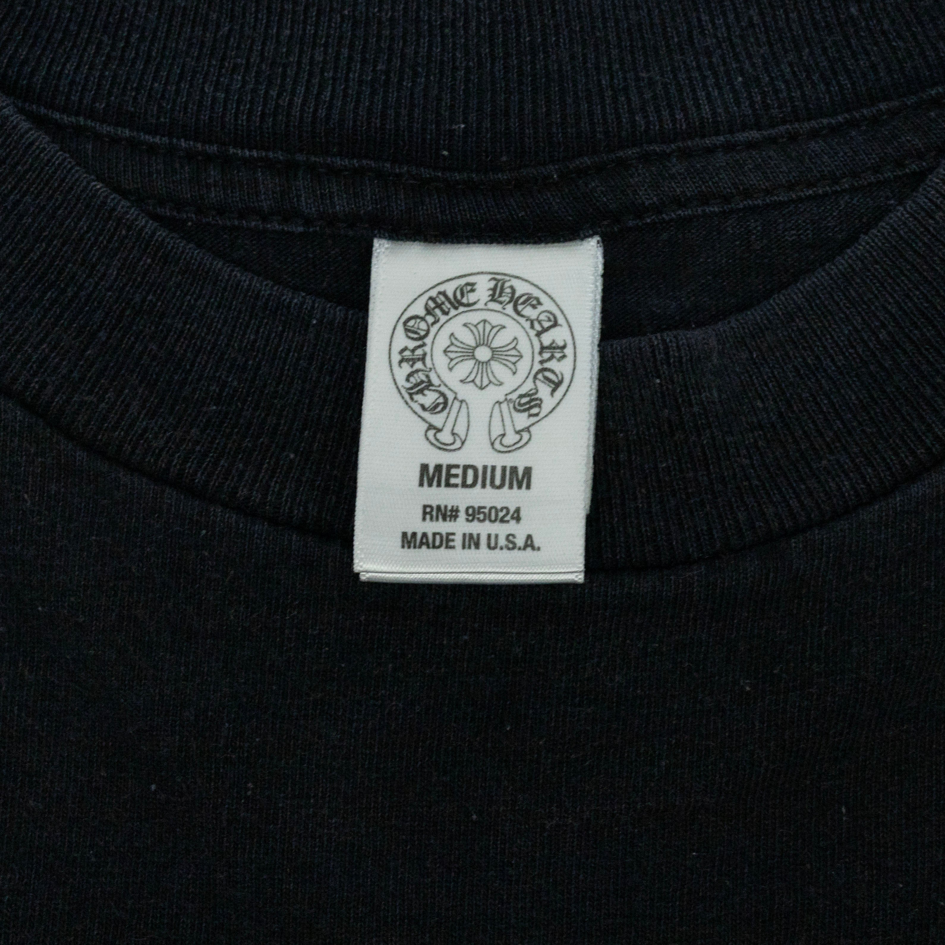 Chrome Hearts Vintage Shoulder Logo T-Shirt
