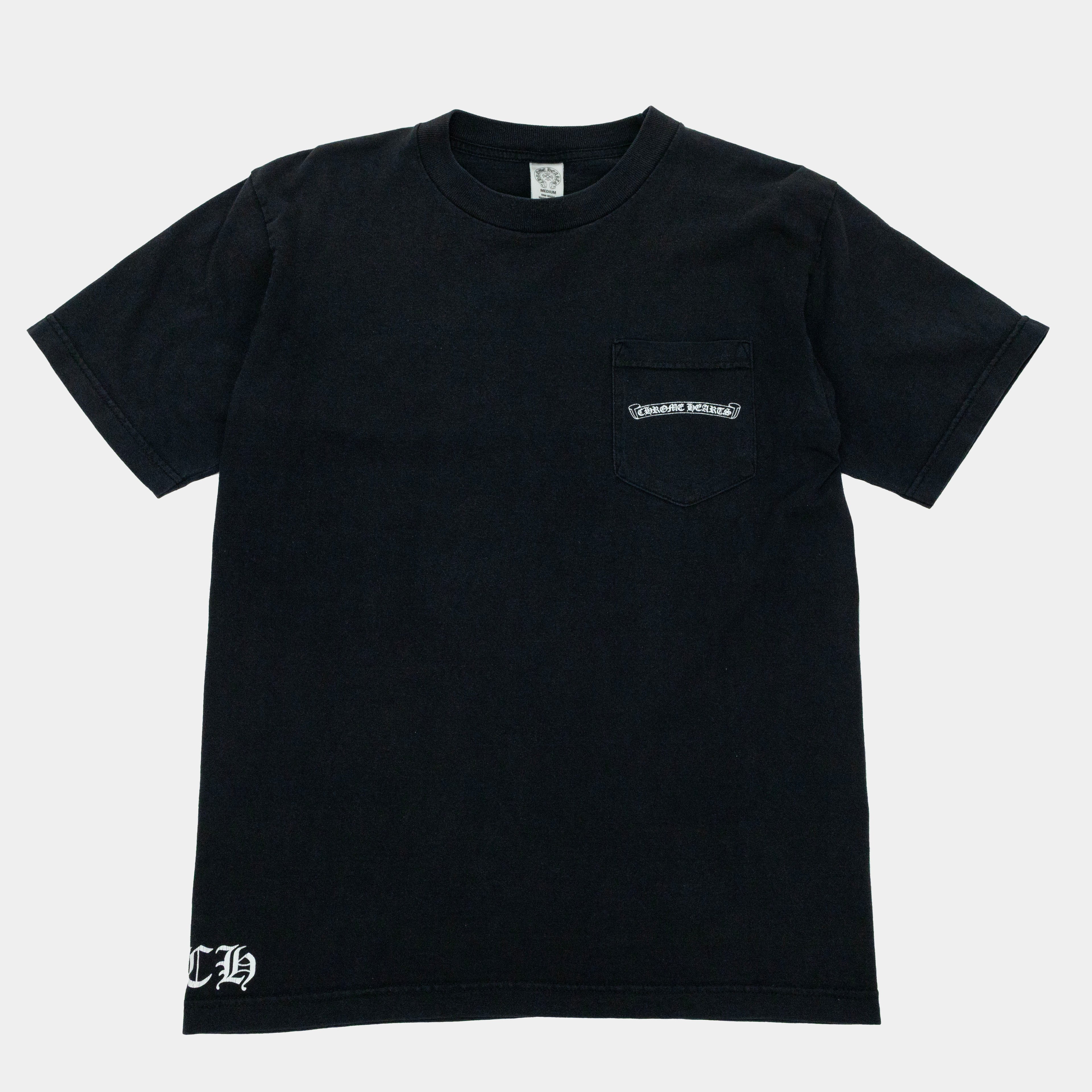 Chrome Hearts Vintage Shoulder Logo T-Shirt