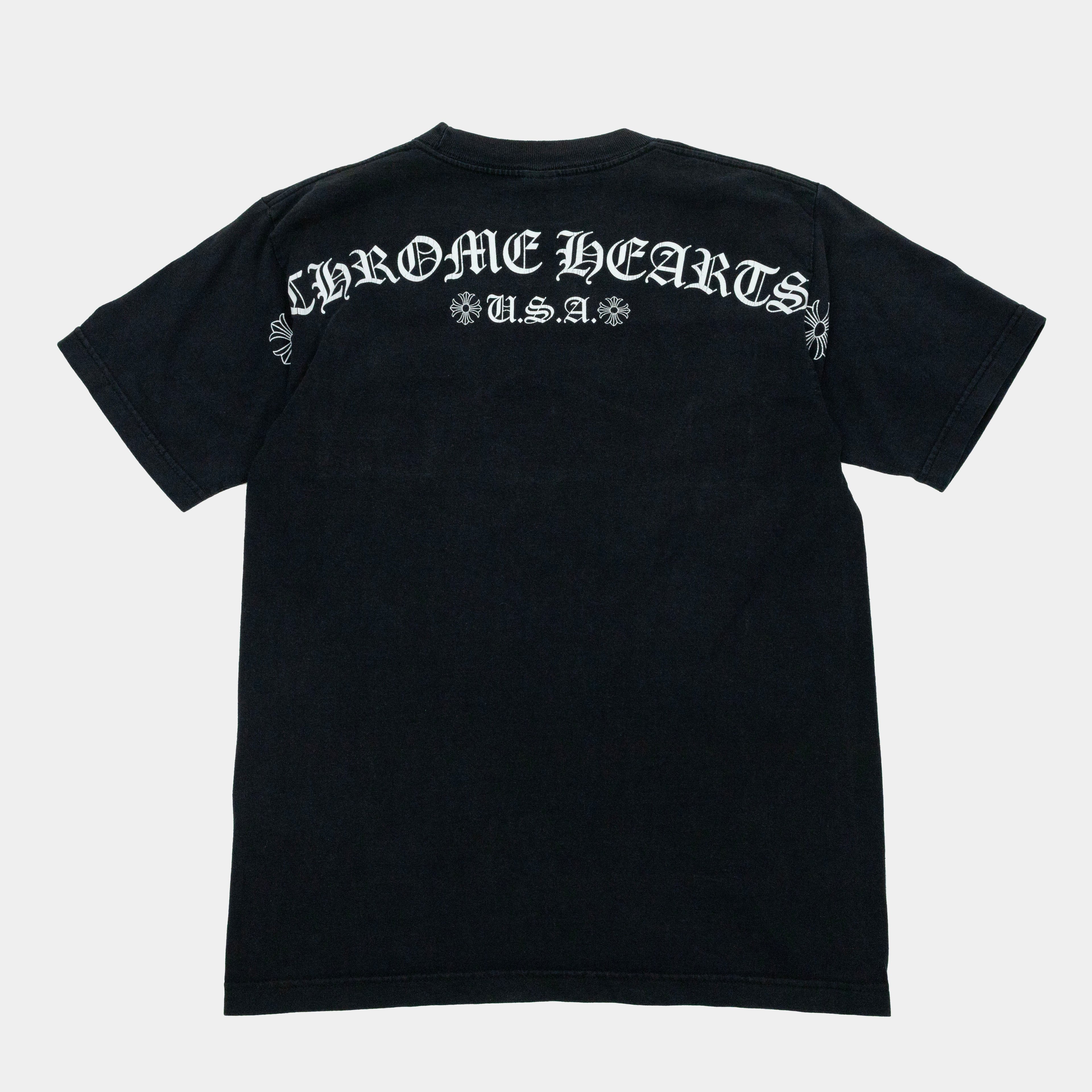 Chrome Hearts Vintage Shoulder Logo T-Shirt