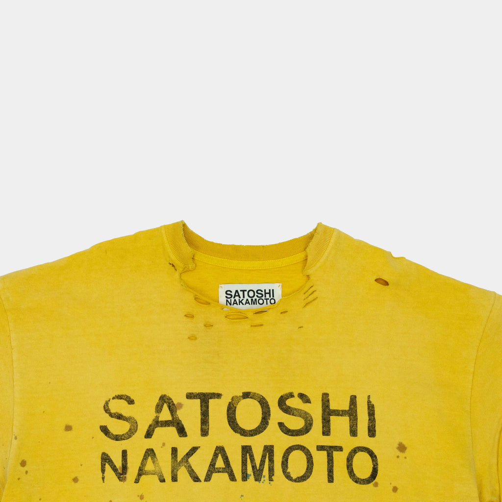 Satoshi Nakamoto Classic Logo Sleeveless T-Shirt