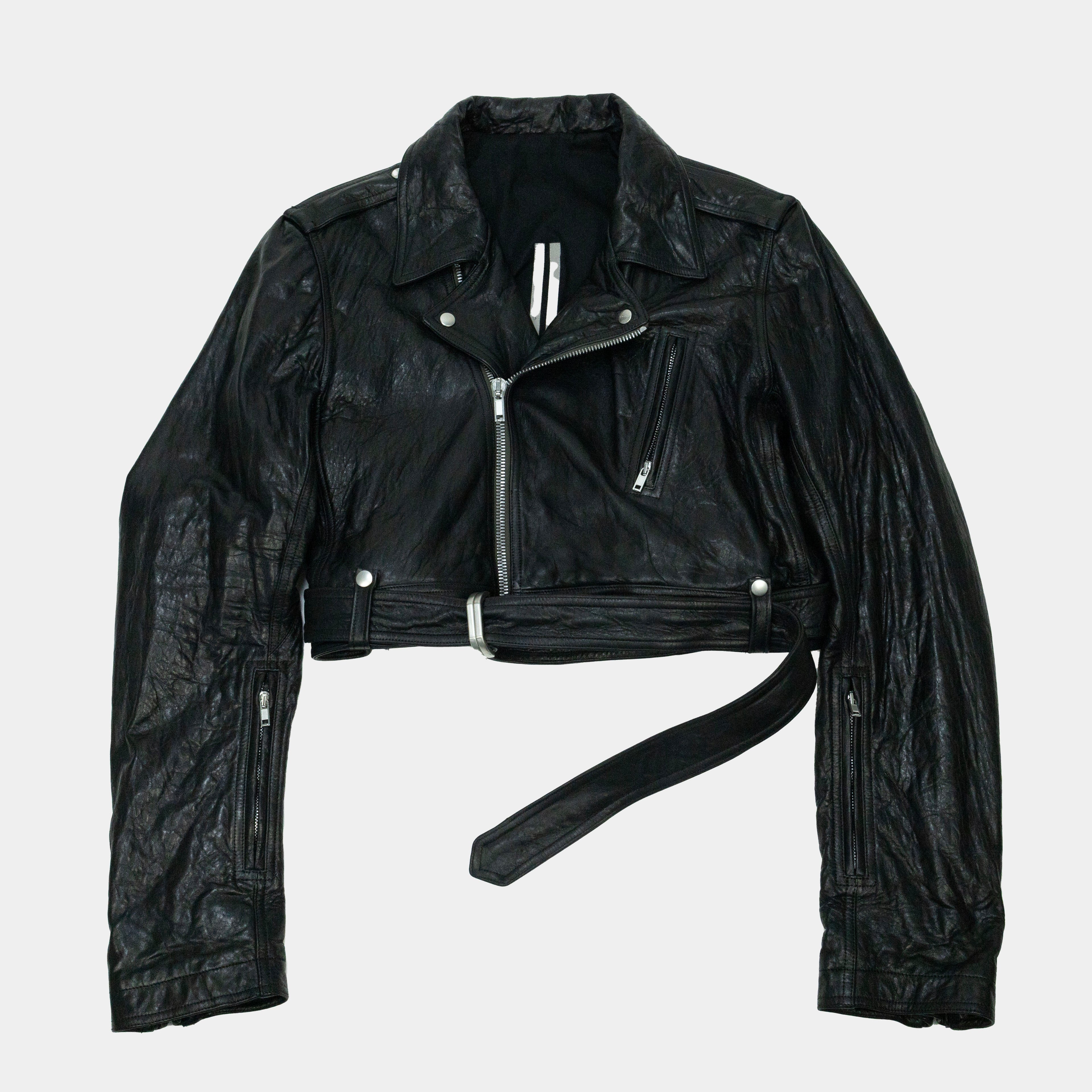 rick owens biker jacket