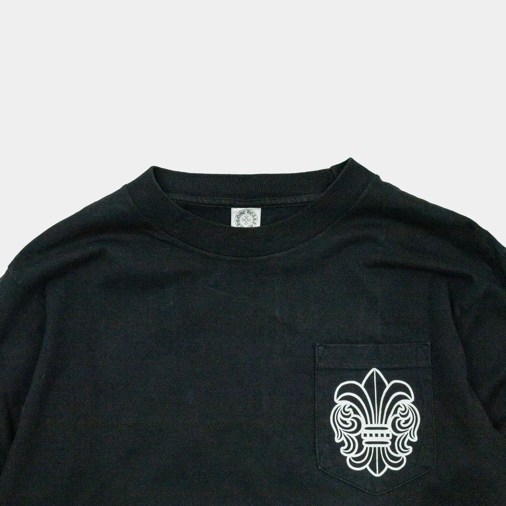 Chrome Hearts Vintage Fleur T-Bar Logo Long Sleeve T-Shirt