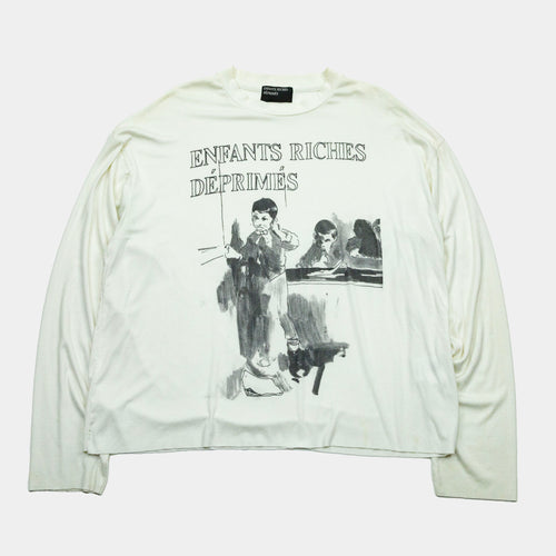 Enfants Riches Déprimés Deaf Kid Ribbed Long Sleeve T-Shirt