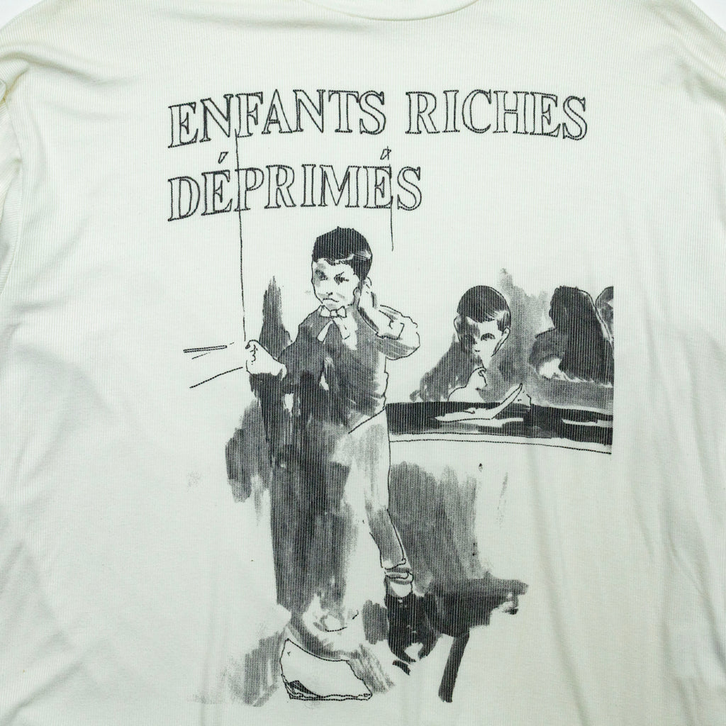 Enfants Riches Déprimés Deaf Kid Ribbed Long Sleeve T-Shirt