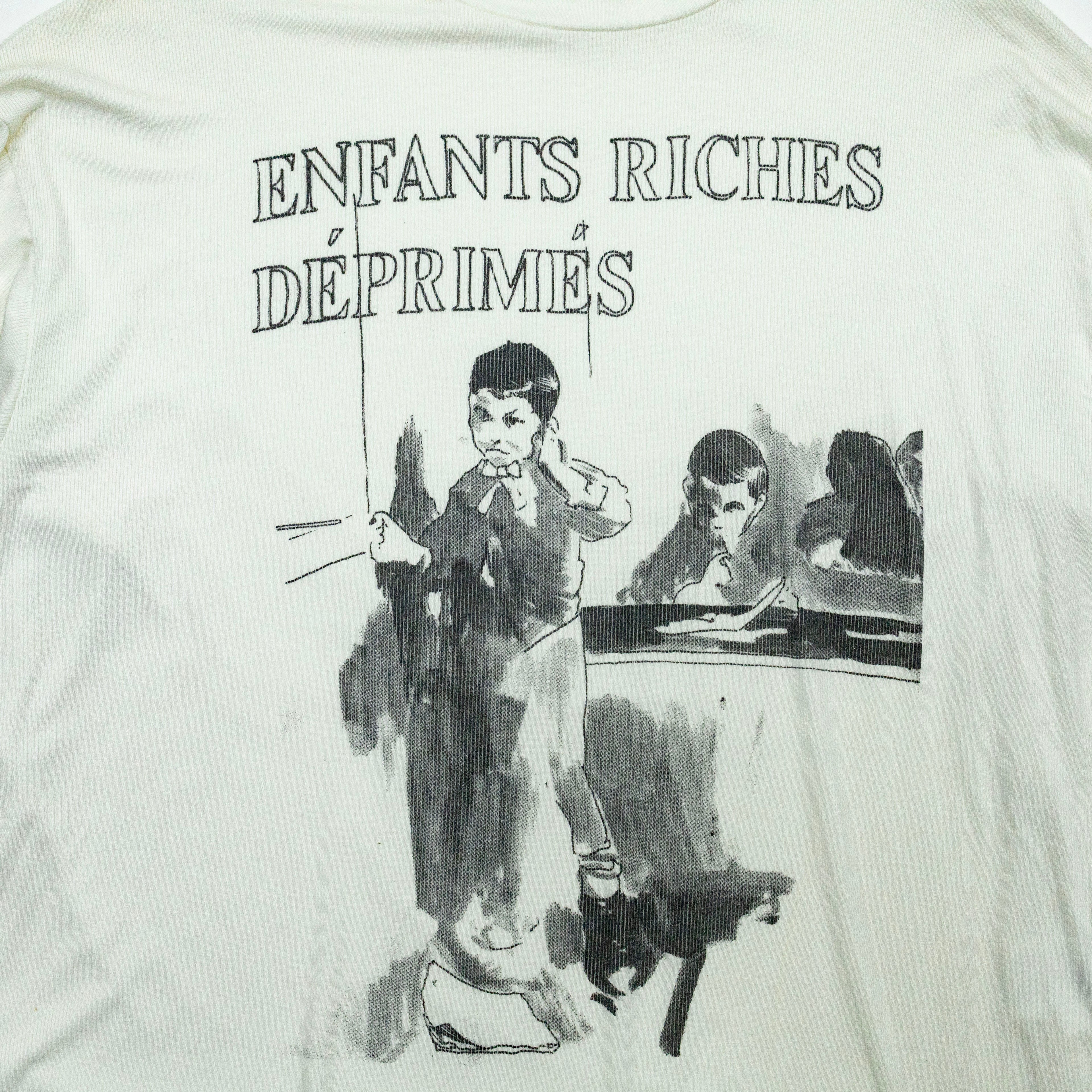 Enfants Riches Déprimés Deaf Kid Ribbed Long Sleeve T-Shirt