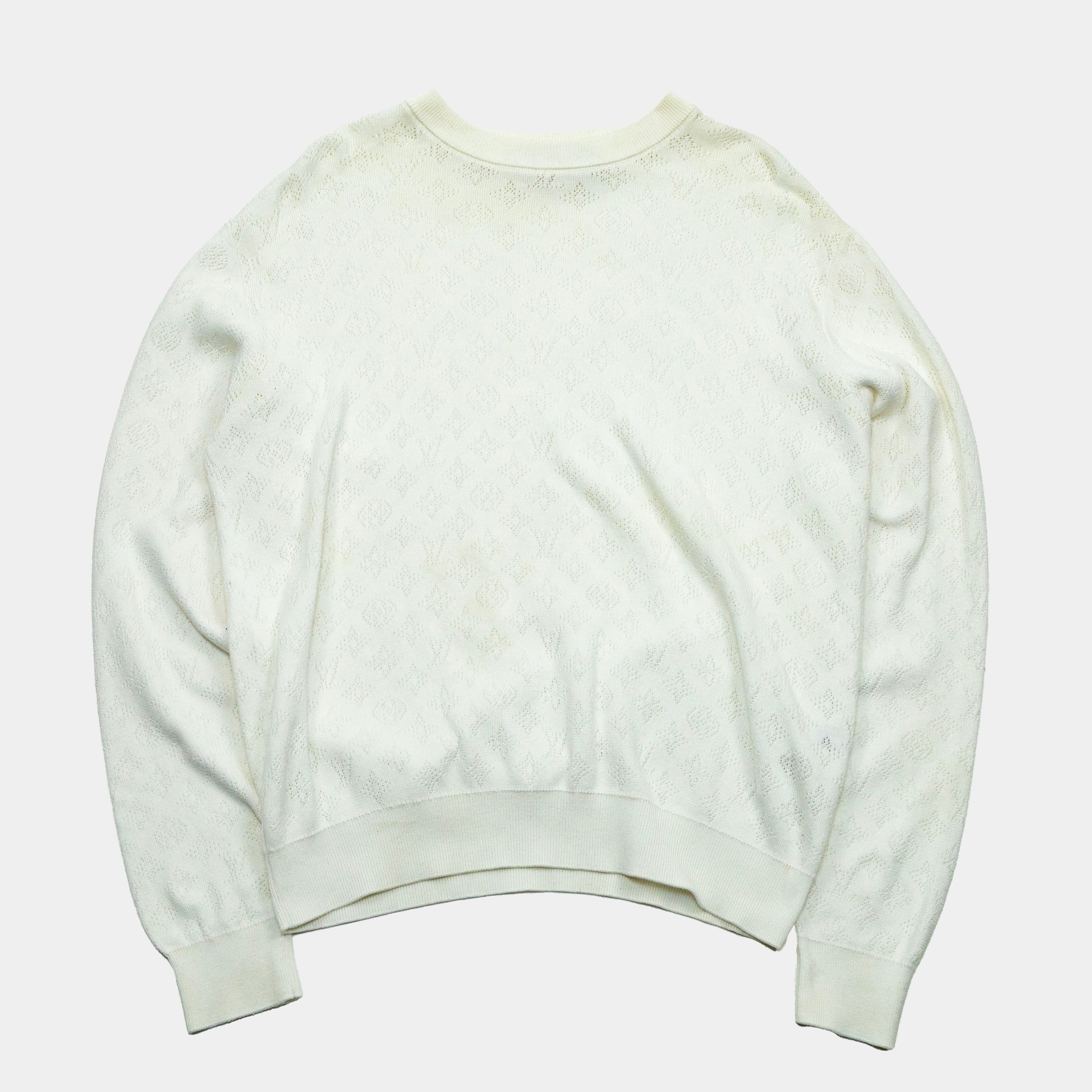Louis Vuitton Monogram Pointelle Cotton Pullover