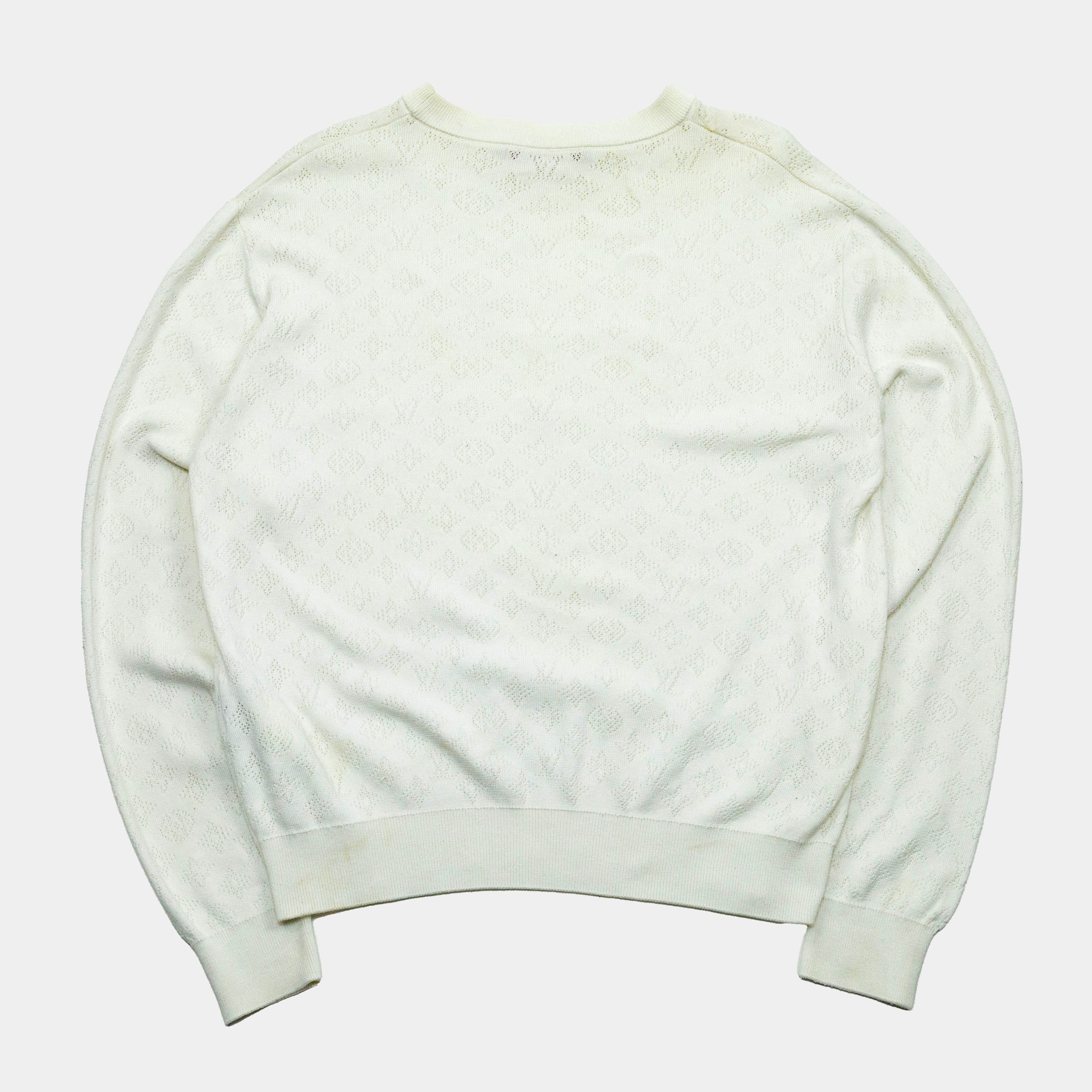 Louis Vuitton Monogram Pointelle Cotton Pullover