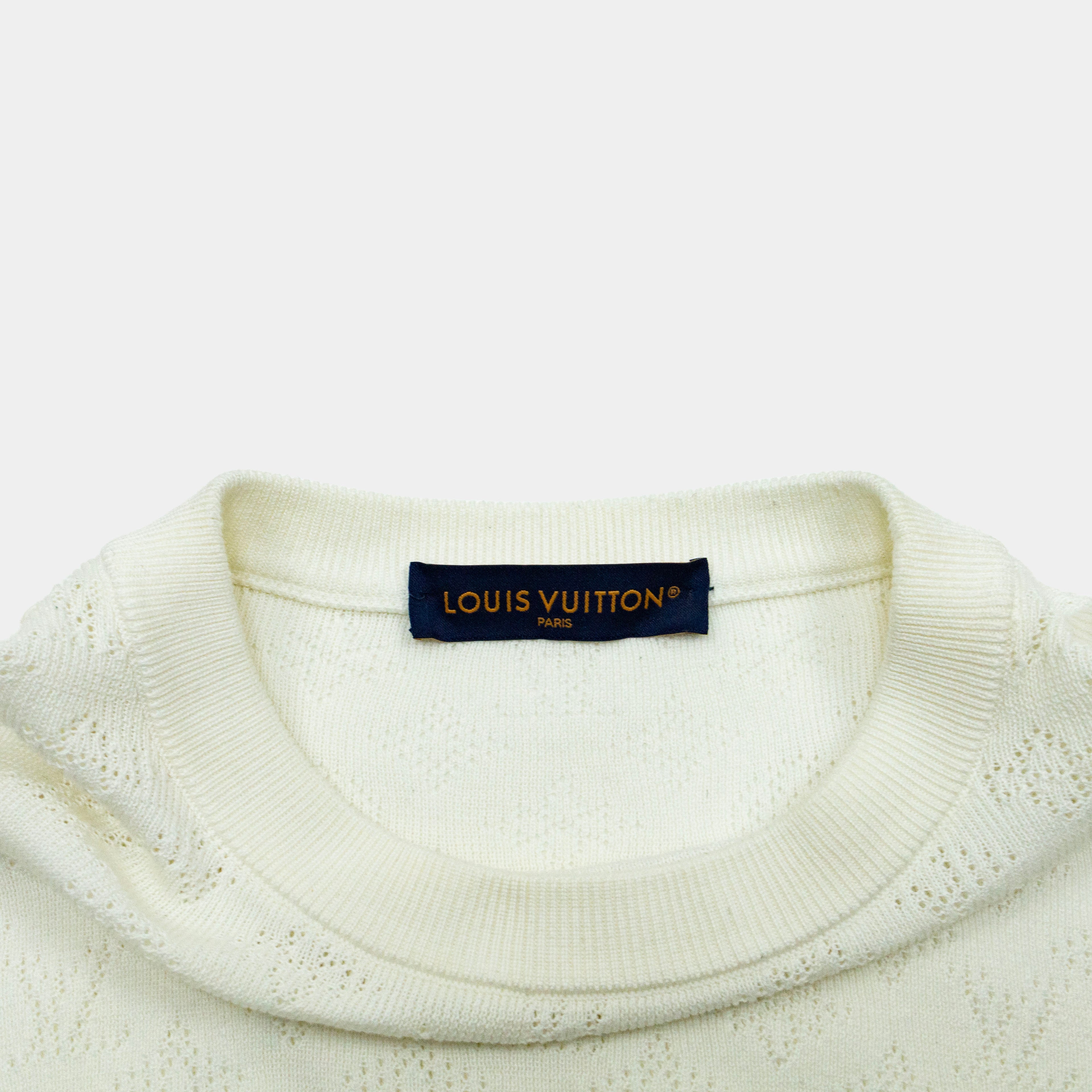 Louis Vuitton Monogram Pointelle Cotton Pullover