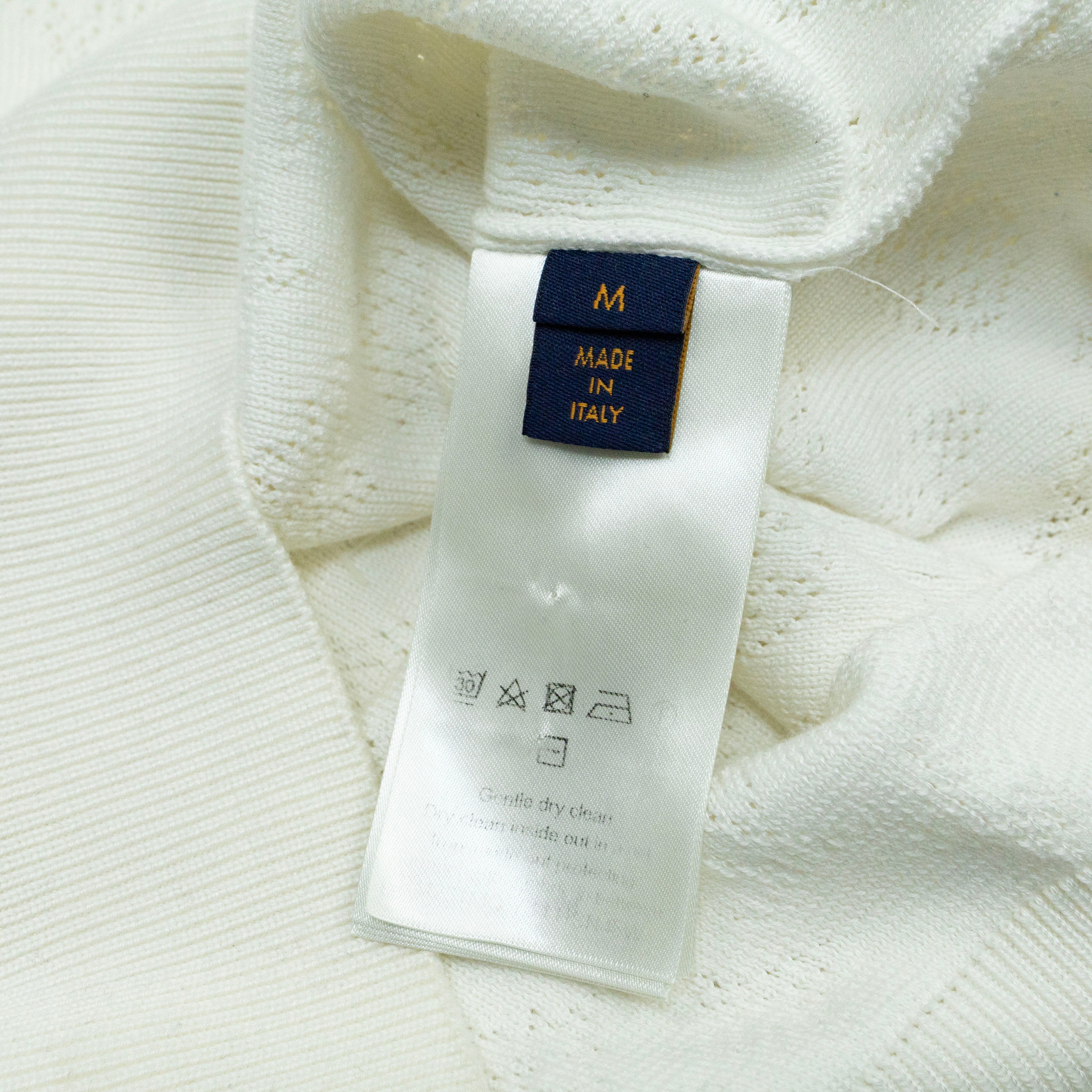 Louis Vuitton Monogram Pointelle Cotton Pullover