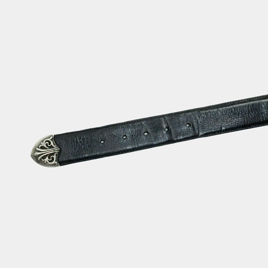 Chrome Hearts 3-Piece Western Leather Belt
