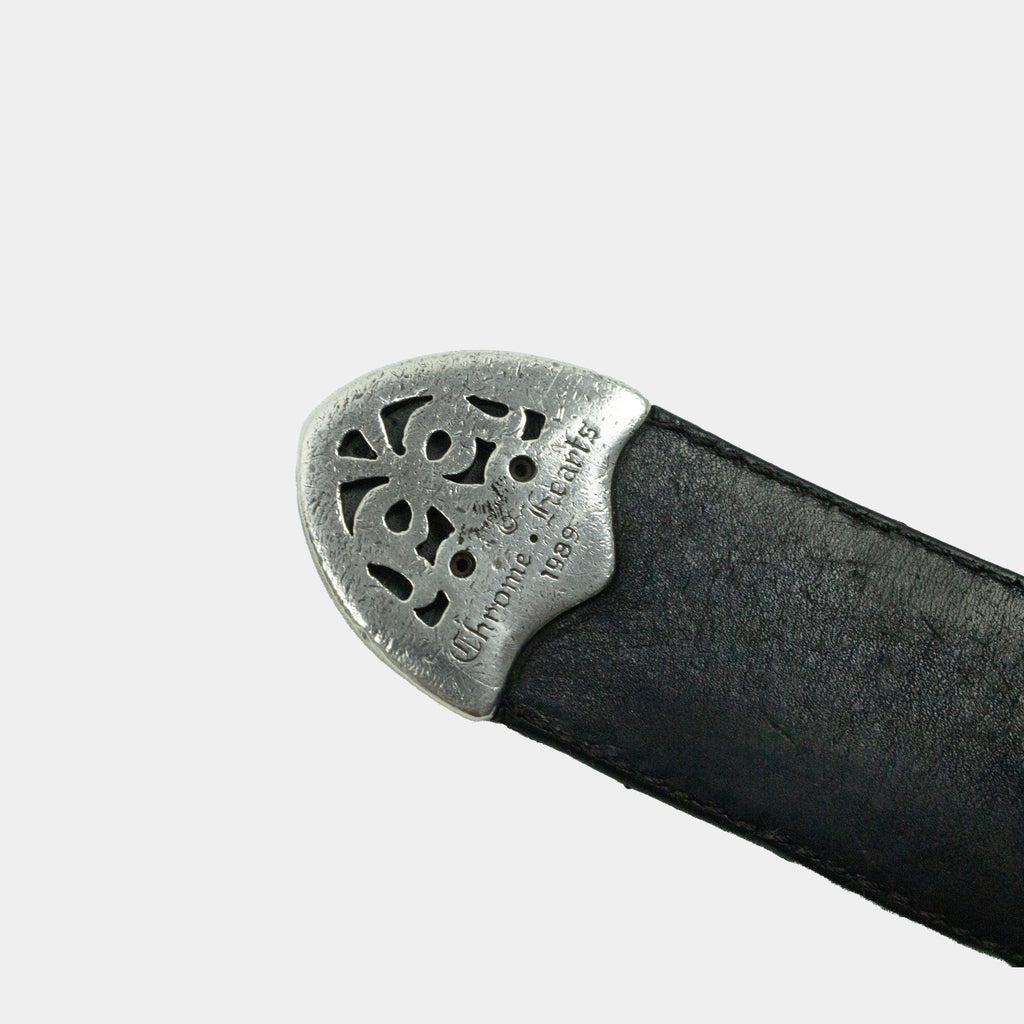 Chrome Hearts 3-Piece Western Leather Belt