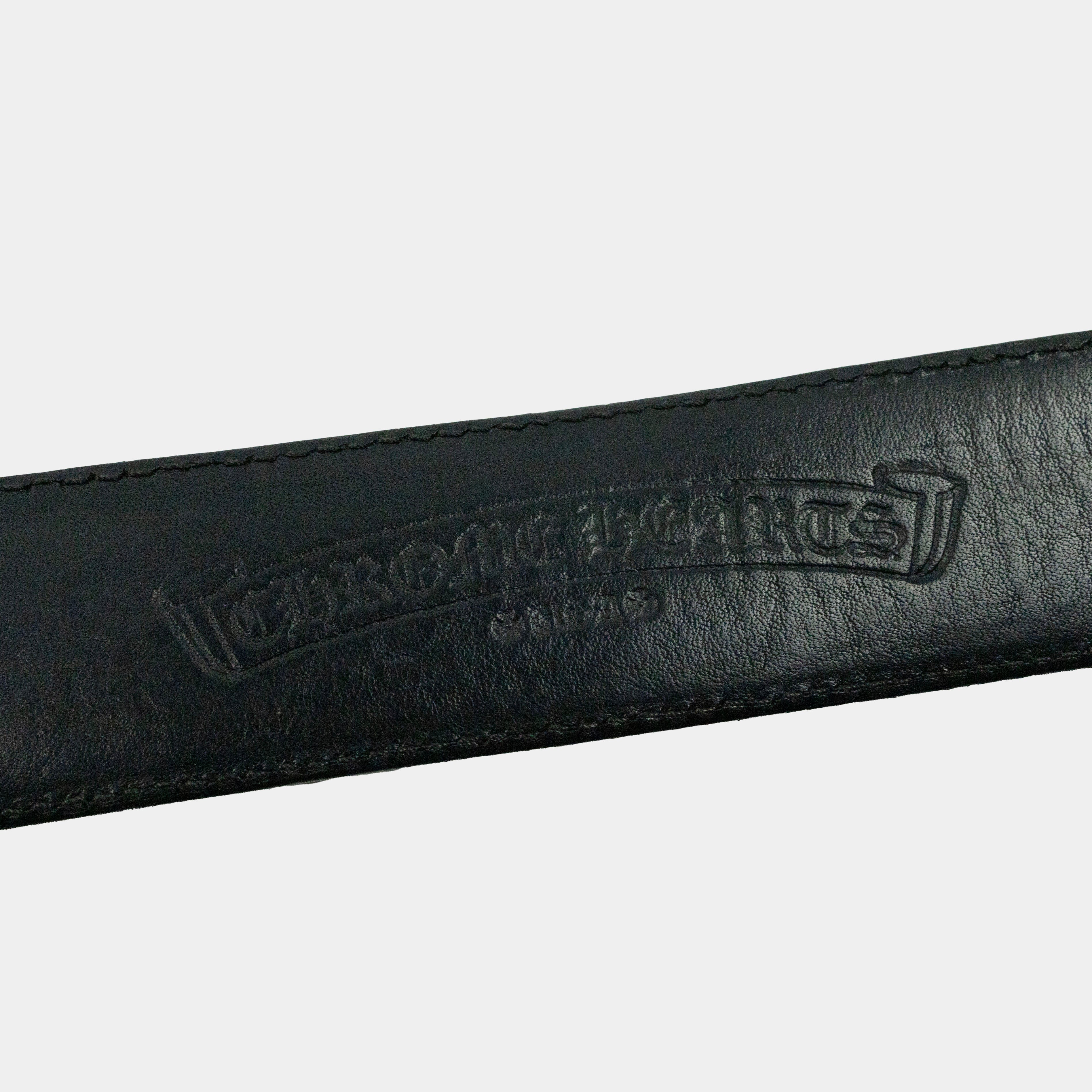 Chrome Hearts 3-Piece Western Leather Belt