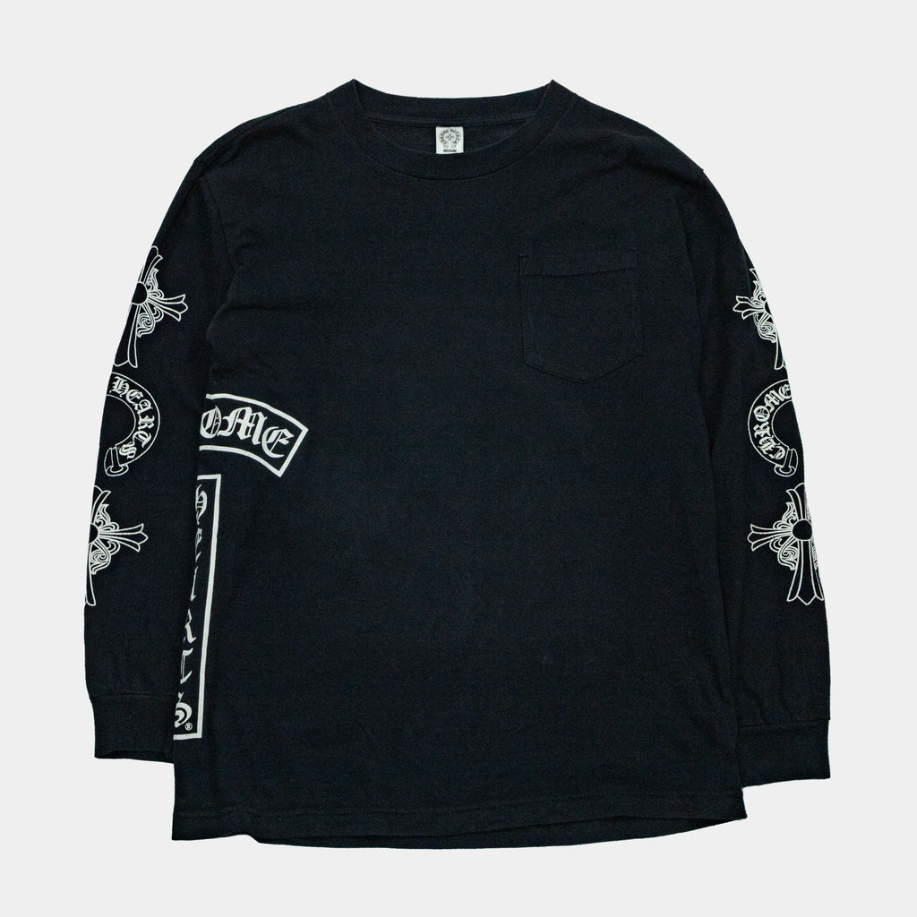 Chrome Hearts Vintage T-Bar Multi Logo Long Sleeve