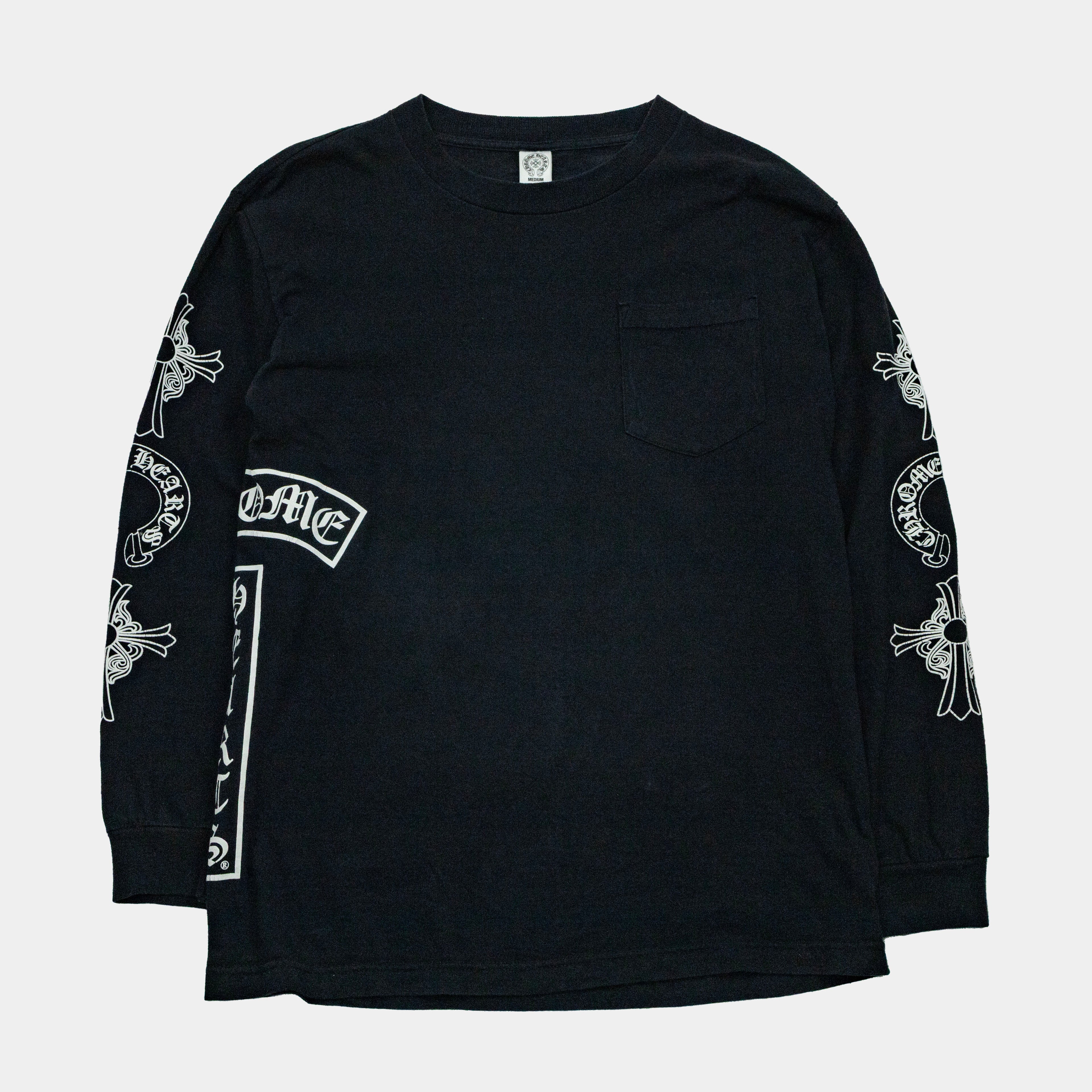 Chrome Hearts Vintage T-Bar Multi Logo Long Sleeve