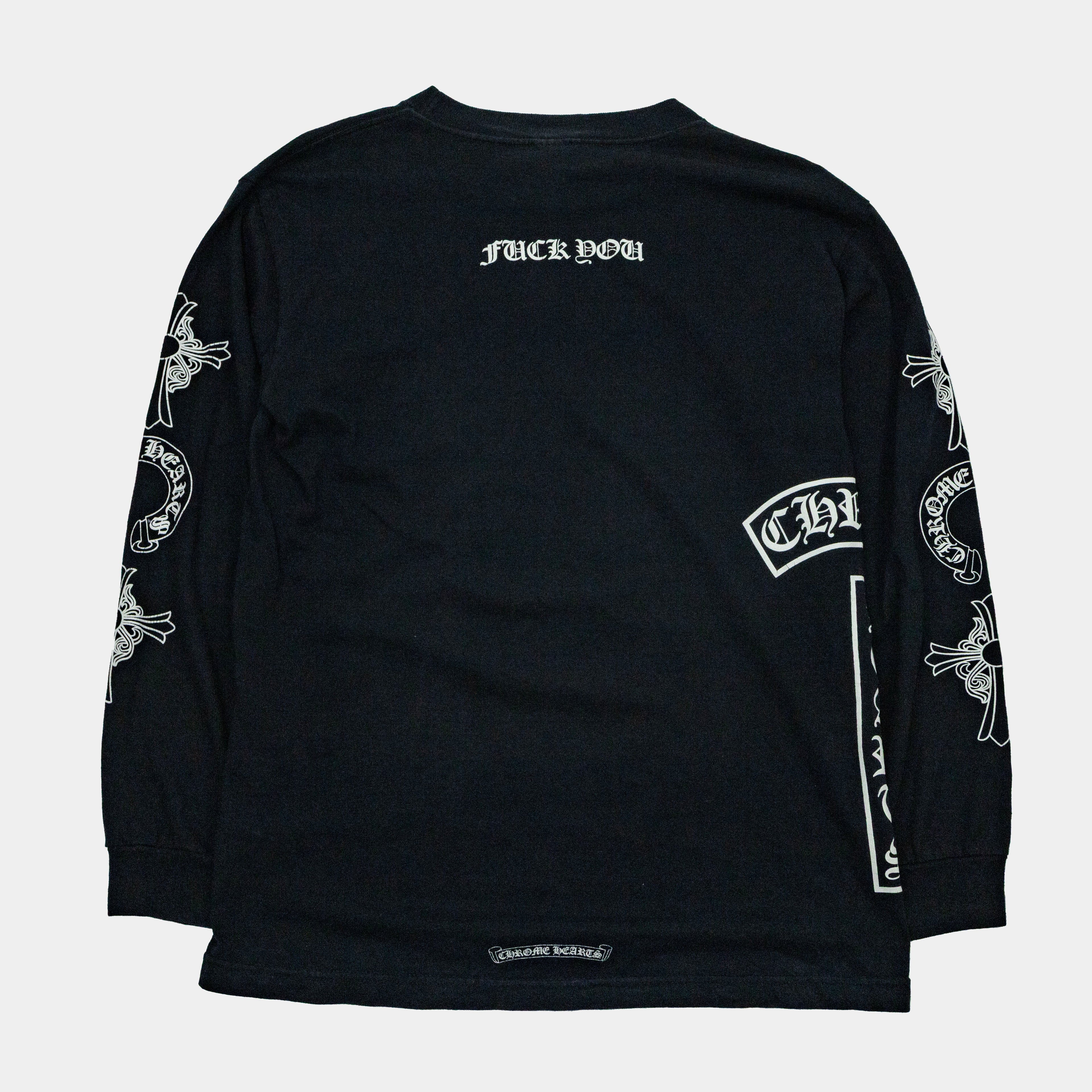 Chrome Hearts Vintage T-Bar Multi Logo Long Sleeve
