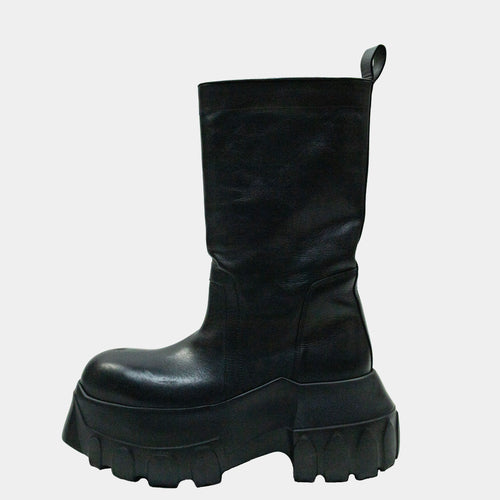 Rick Owens Temple Pull On Mega Tractor Boots