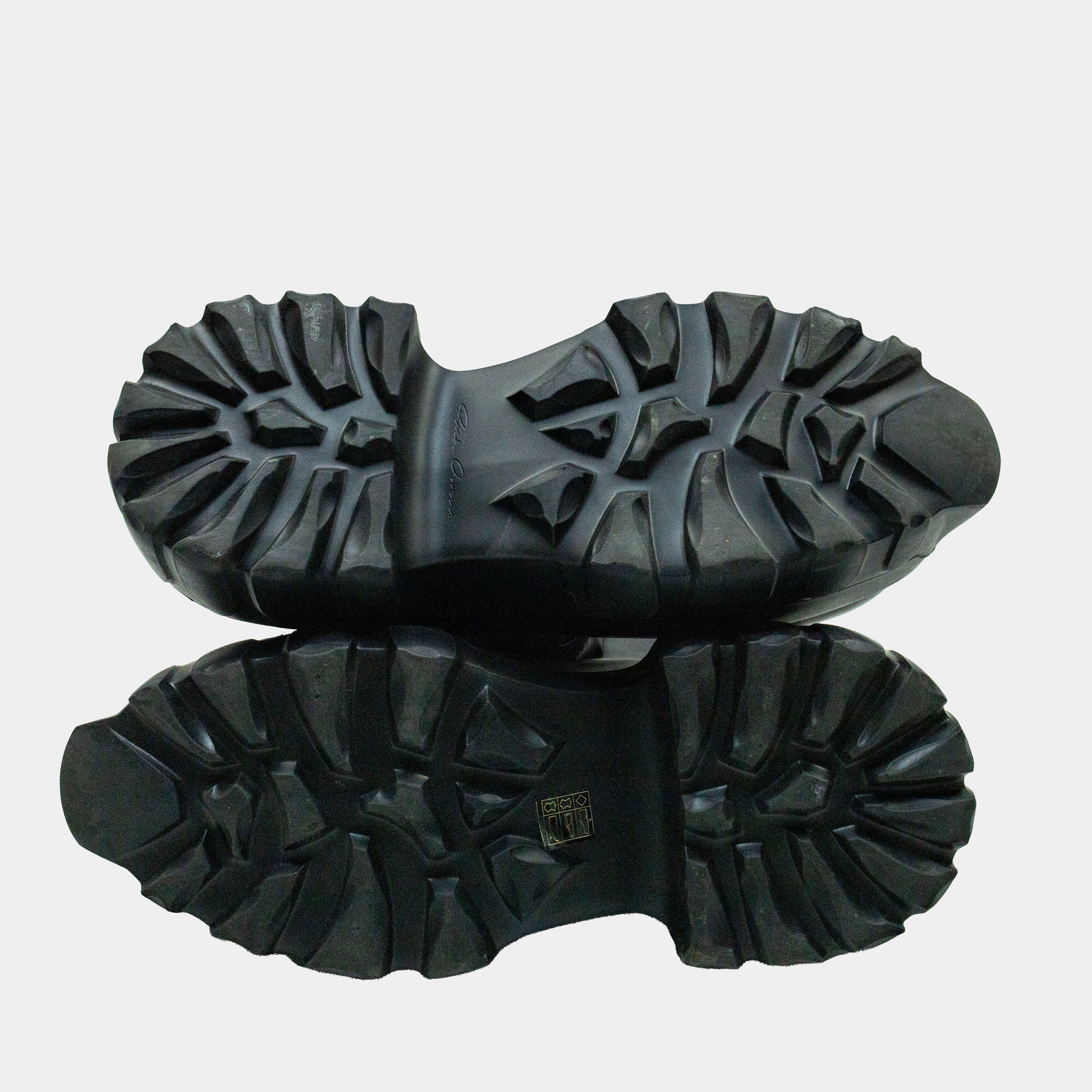 Rick Owens Temple Pull On Mega Tractor Boots