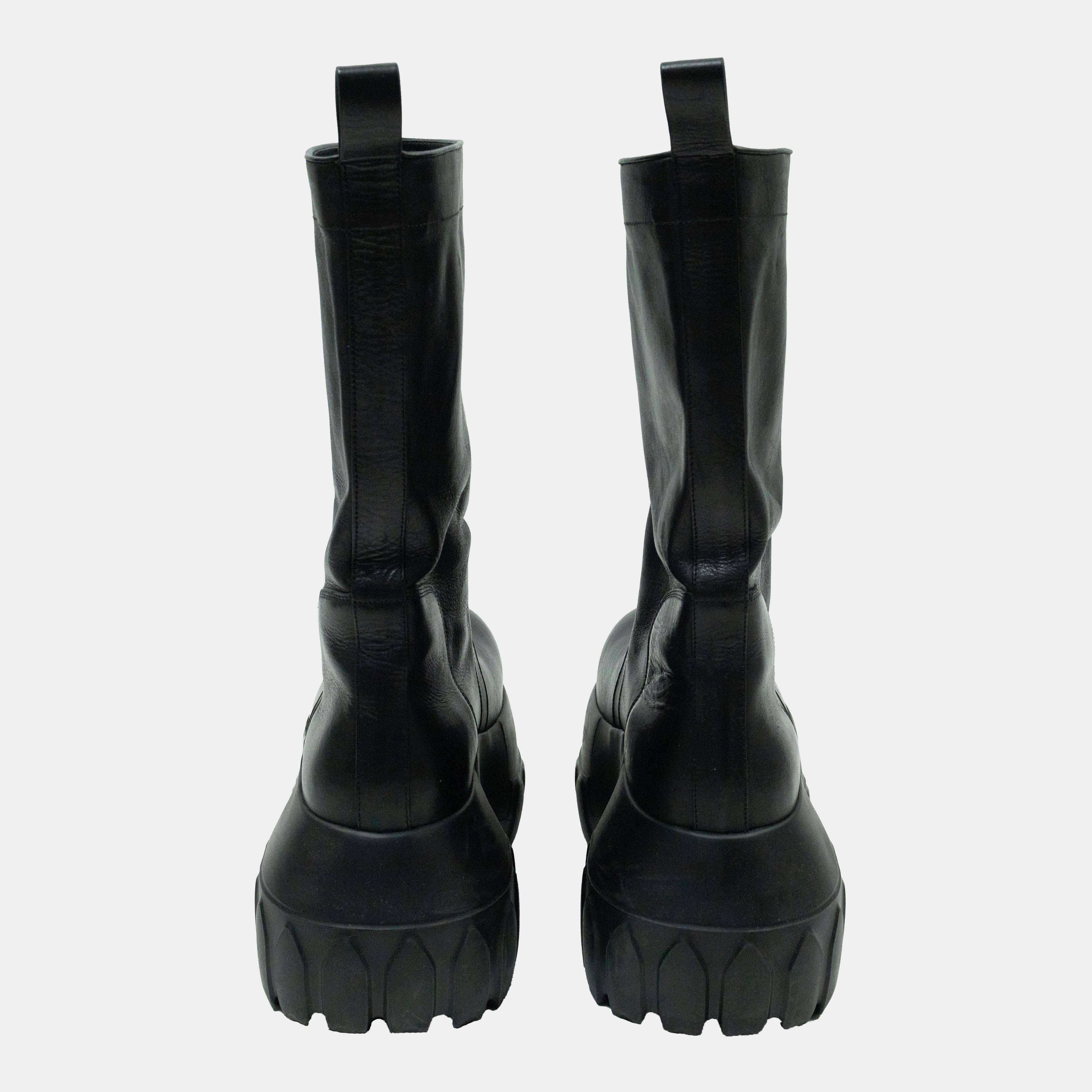 Rick Owens Temple Pull On Mega Tractor Boots