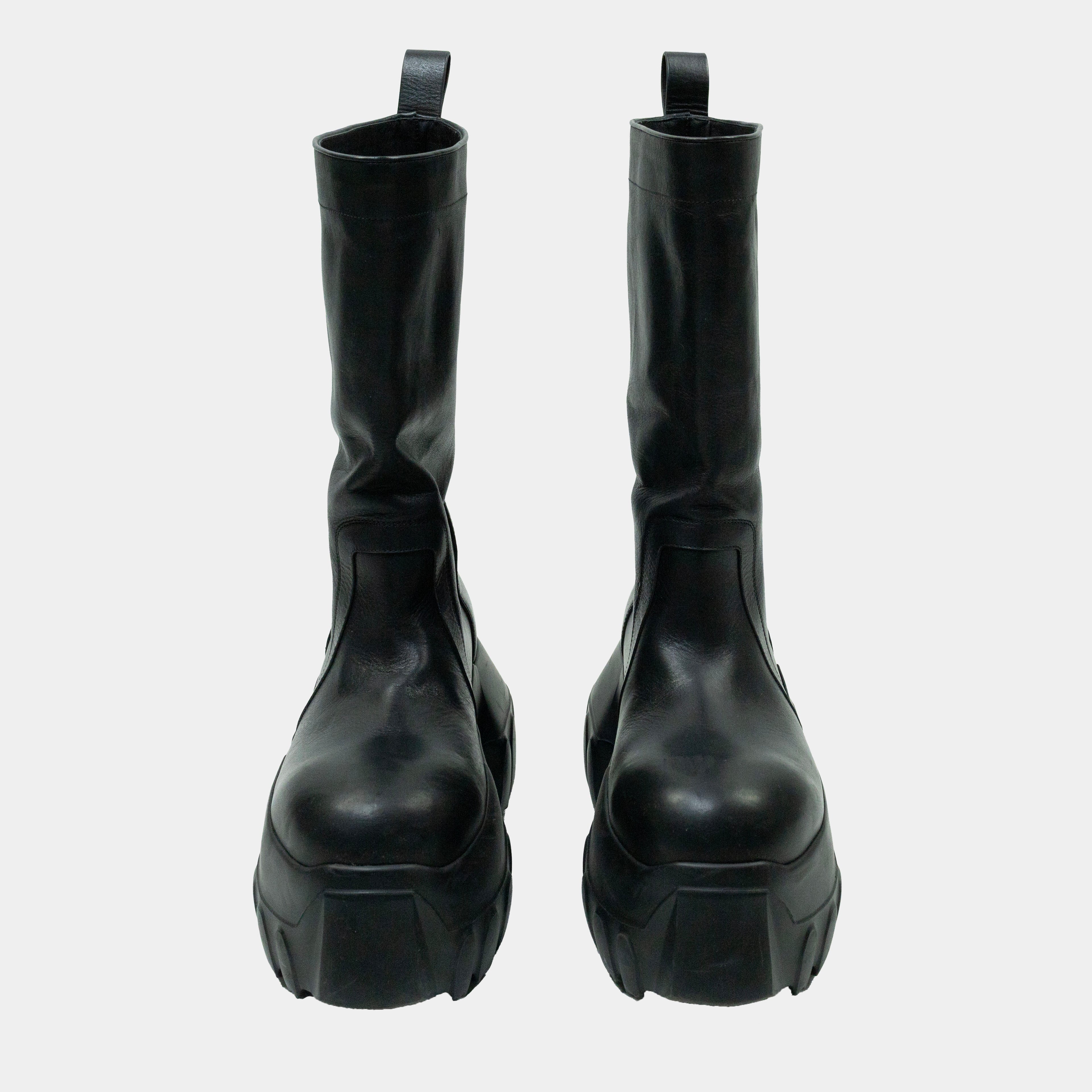 Rick Owens Temple Pull On Mega Tractor Boots