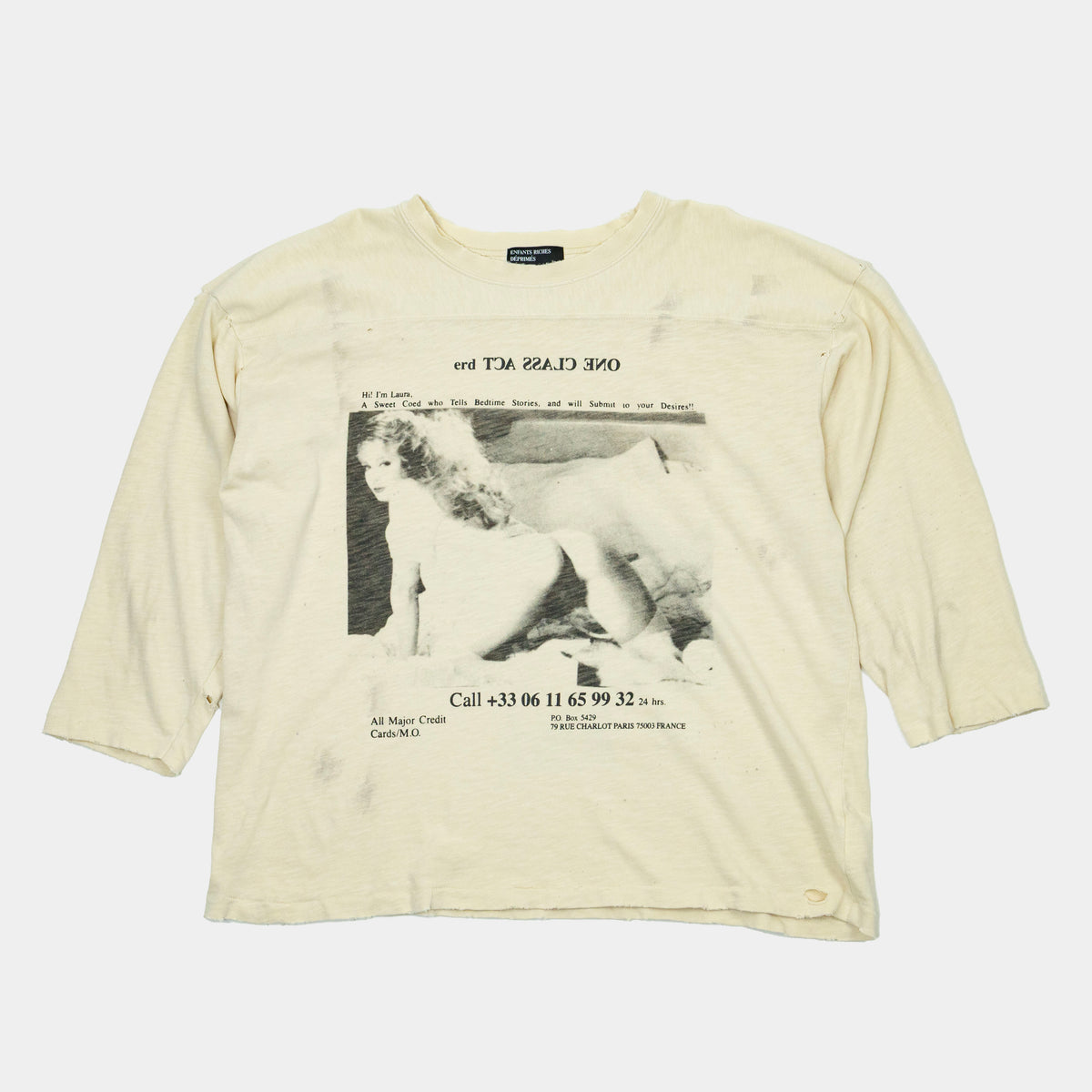 3/4 Sleeve One Class Act Hockey Jersey
