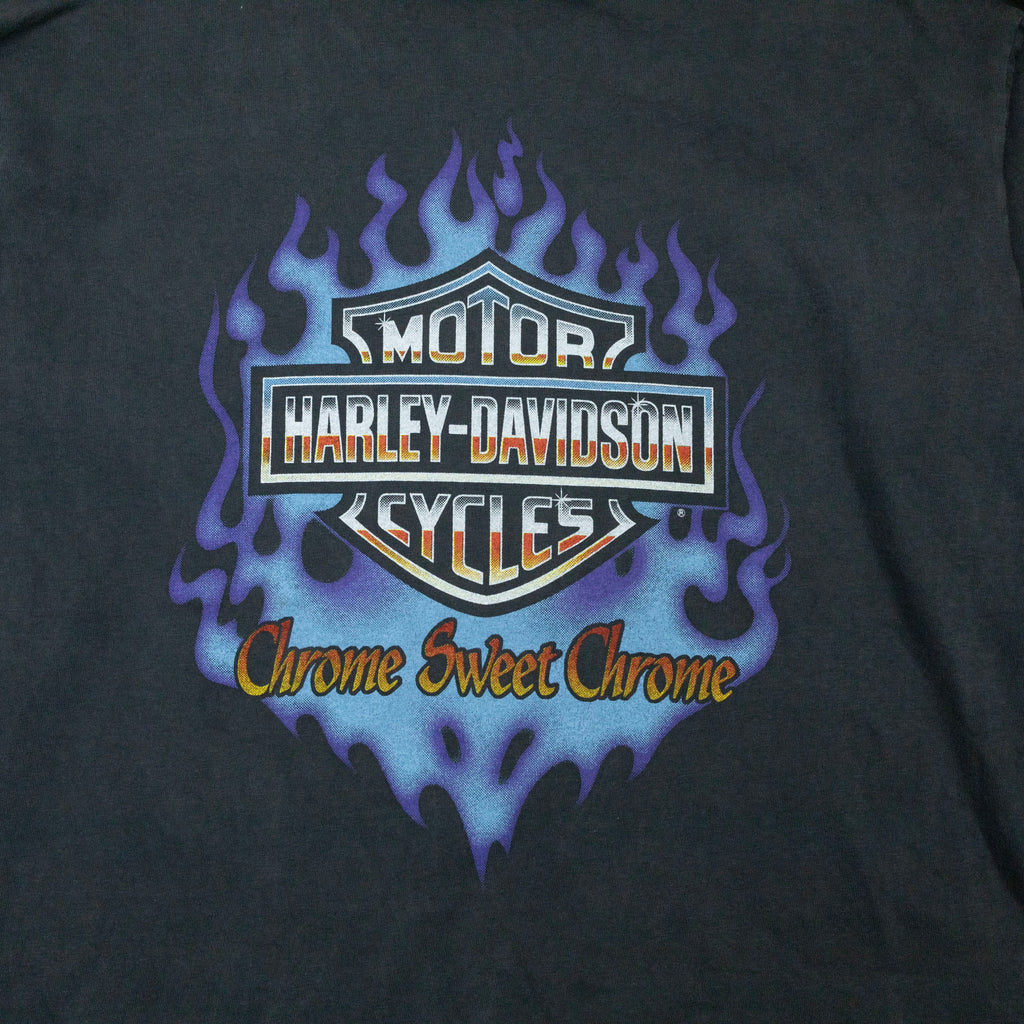 Harley Davidson Chrome Sweet Chrome New Castle Long Sleeve T-Shirt