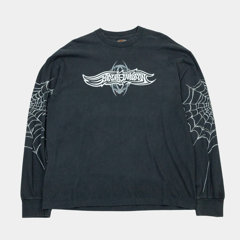 Harley Davidson Spiderweb Auburn Long Sleeve T-Shirt