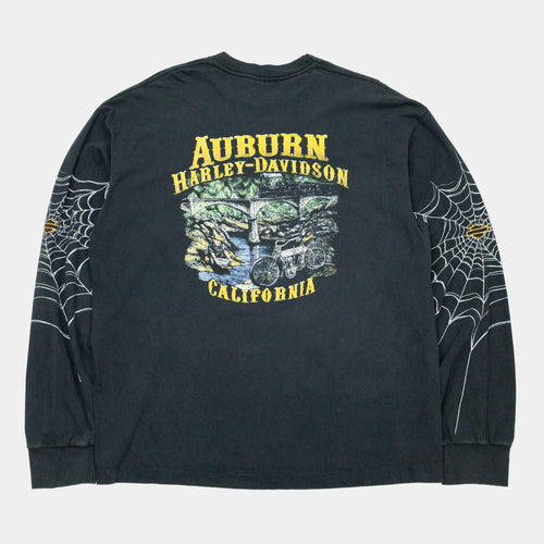 Harley Davidson Spiderweb Auburn Long Sleeve T-Shirt