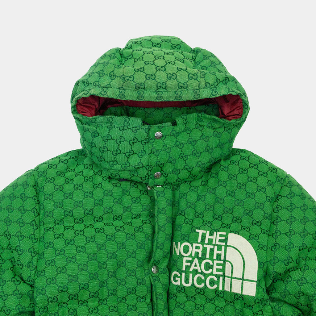 Gucci x The North Face Canvas Print Down Parka