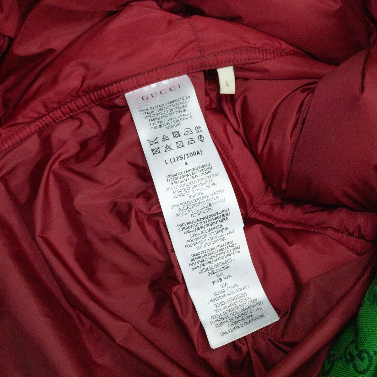 Gucci x The North Face Canvas Print Down Parka