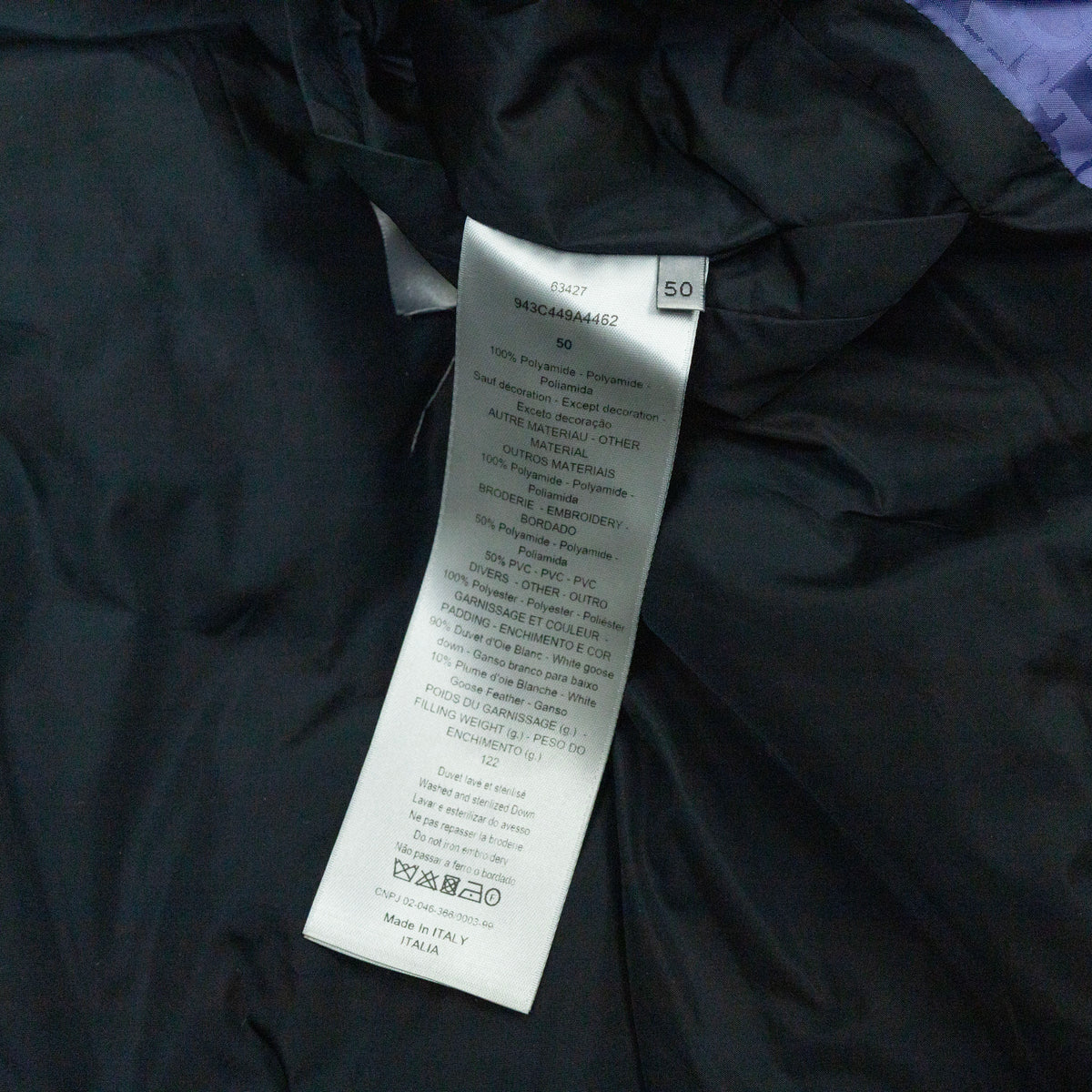 Oblique Logo Puffer Jacket